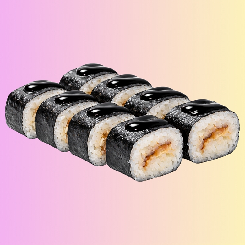 Маки с угрем