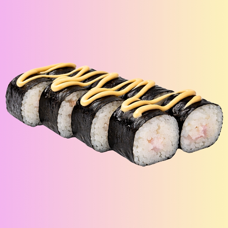 Маки с беконом