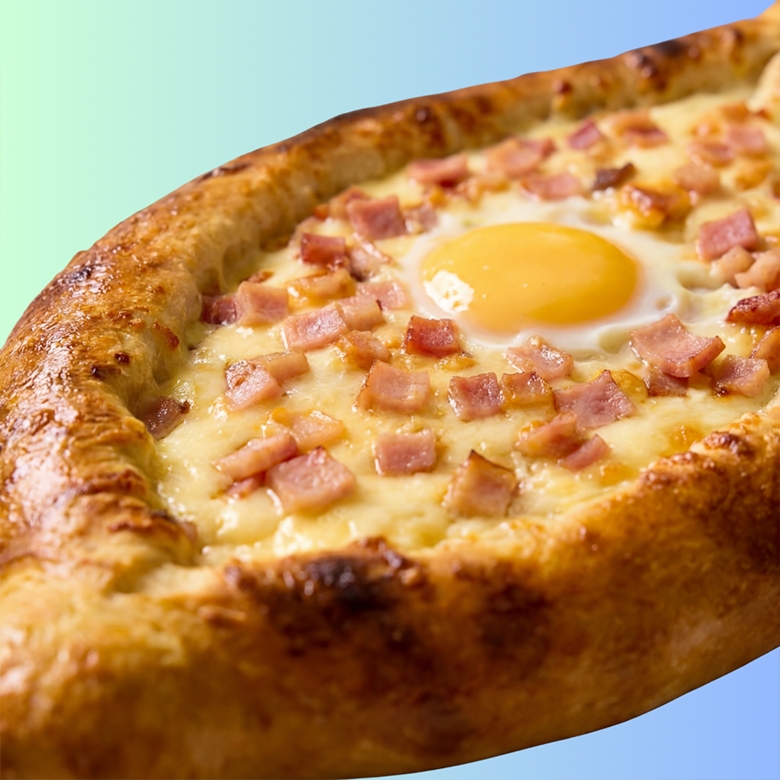 Хачапури с ветчиной