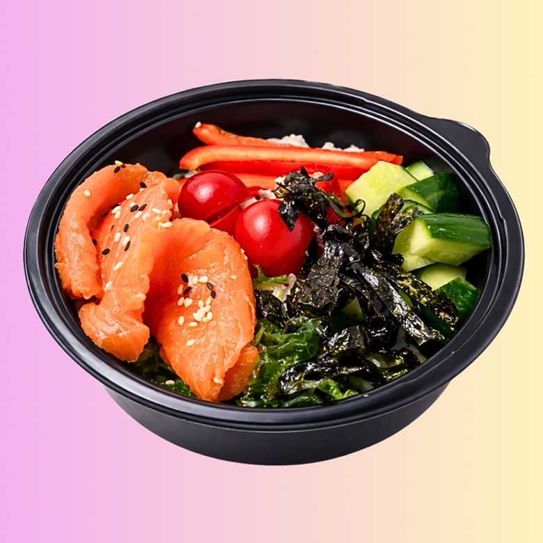 Поке с лососем