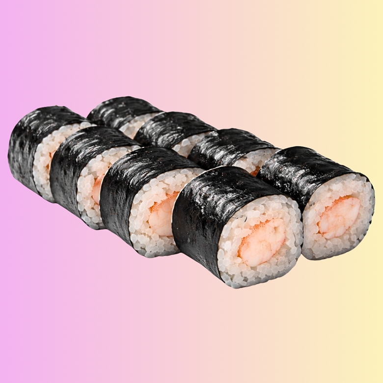 Маки с креветкой