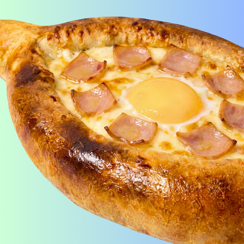 Хачапури с беконом