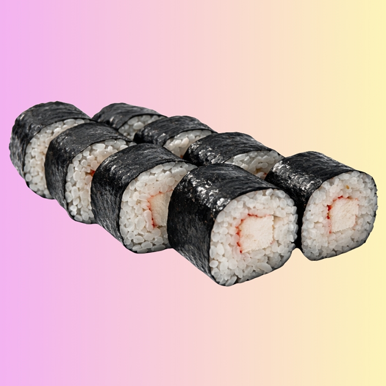 Маки с крабом