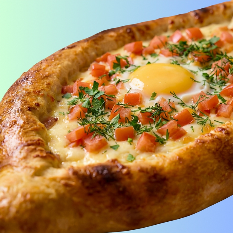 Хачапури с томатом